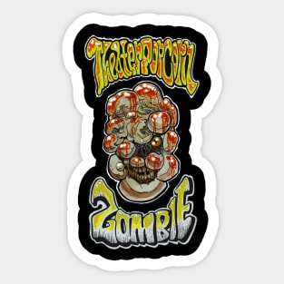 Theater Popcorn Zombie Sticker